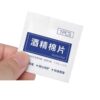 Individually packaged disposable 75-proof alcohol cotton lens wipes