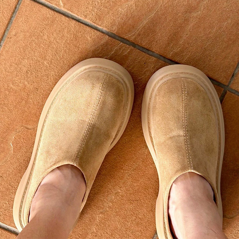 小个子松糕厚底勃肯包头拖鞋女2026春夏新款通勤懒人一脚蹬半拖鞋,淘宝优惠券,粉丝福利购,淘宝优惠卷