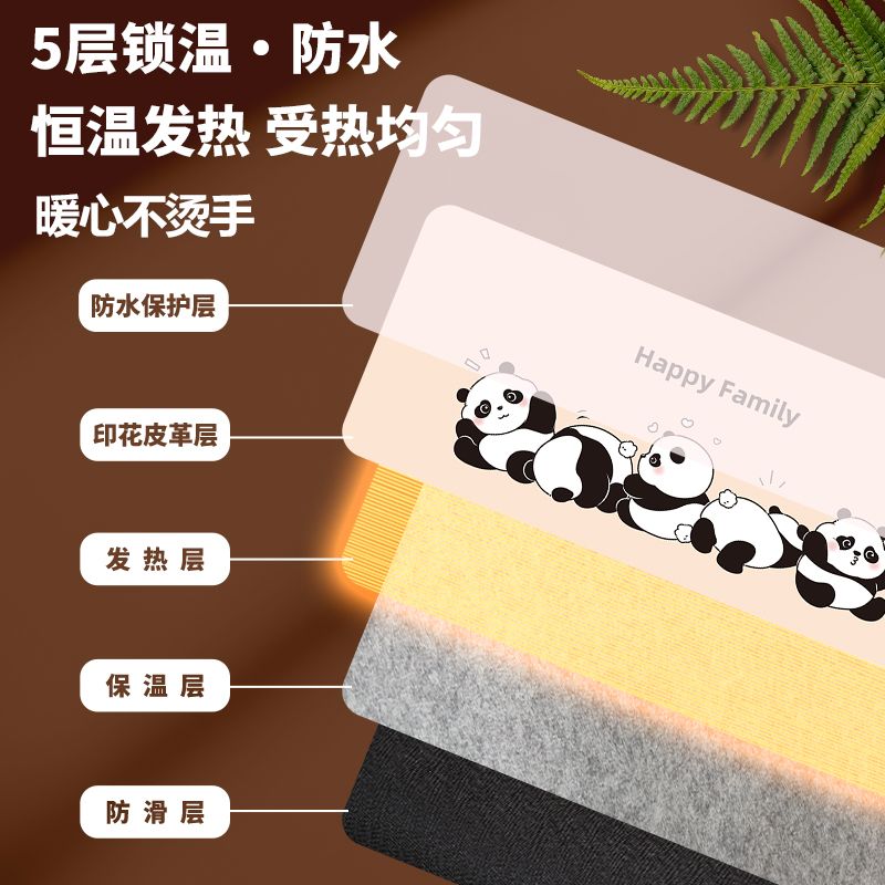 加热鼠标垫桌垫办公室学生保暖冬季电热开关暖手小尺寸超小防水 - 图3