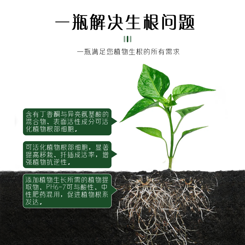 强力生根粉植物通用生根剂果树木生根液养花卉肥料营养粉种植扦插-图0