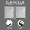 Bathroom mirror wall hanging no punching paste cosmetic mirror toilet toilet sink dressing bathroom bathroom mirror