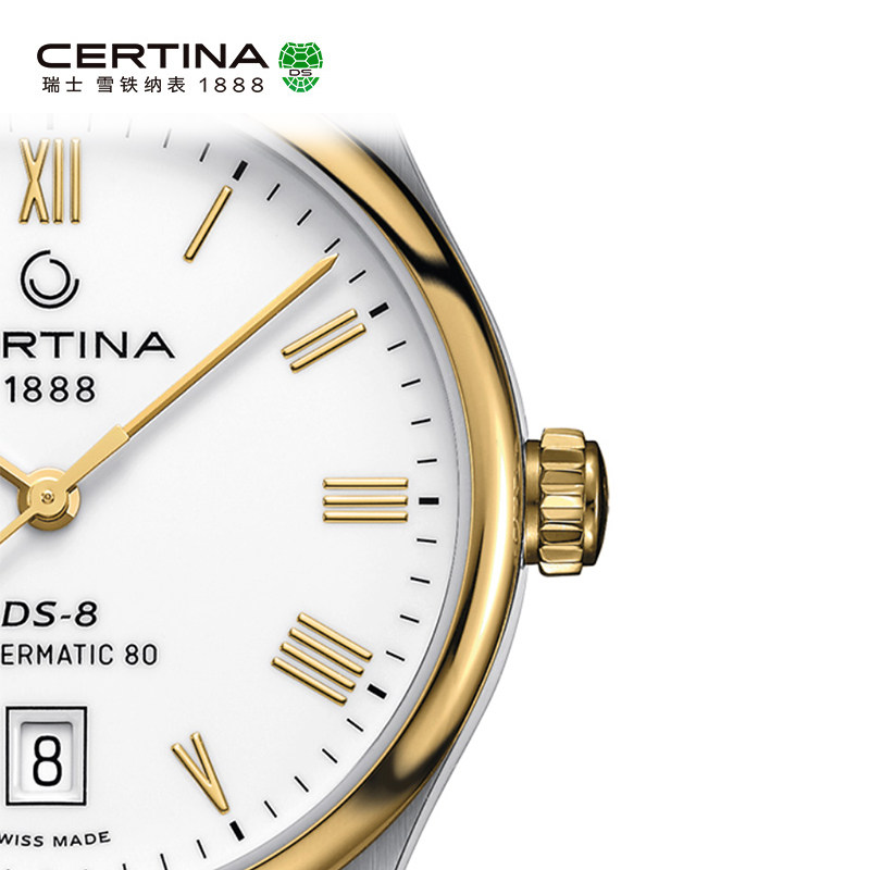 Certina雪铁纳星悦系列瑞士进口休闲时尚防水机械钢带手表男表 Certina雪铁纳星悦系列瑞士进口休闲时尚防水机械钢带手表男表