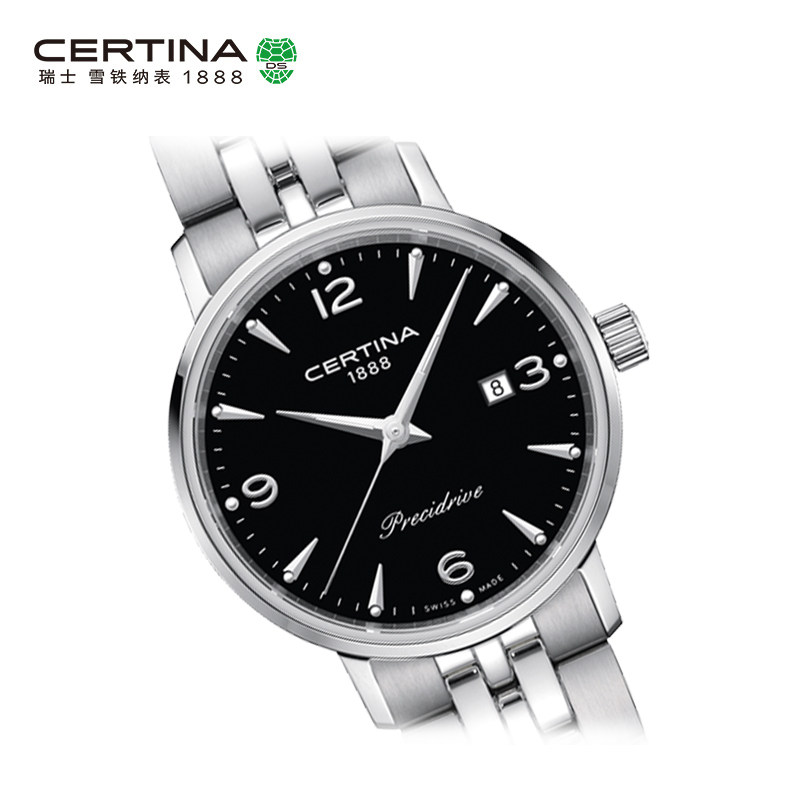 Certina雪铁纳官方正品卡门系列时尚情侣防水防震石英钢带女表 Certina雪铁纳官方正品卡门系列时尚情侣防水防震石英钢带女表
