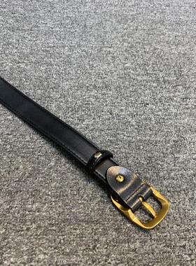 梦嘉丽牛皮针扣搭配连衣裙腰带