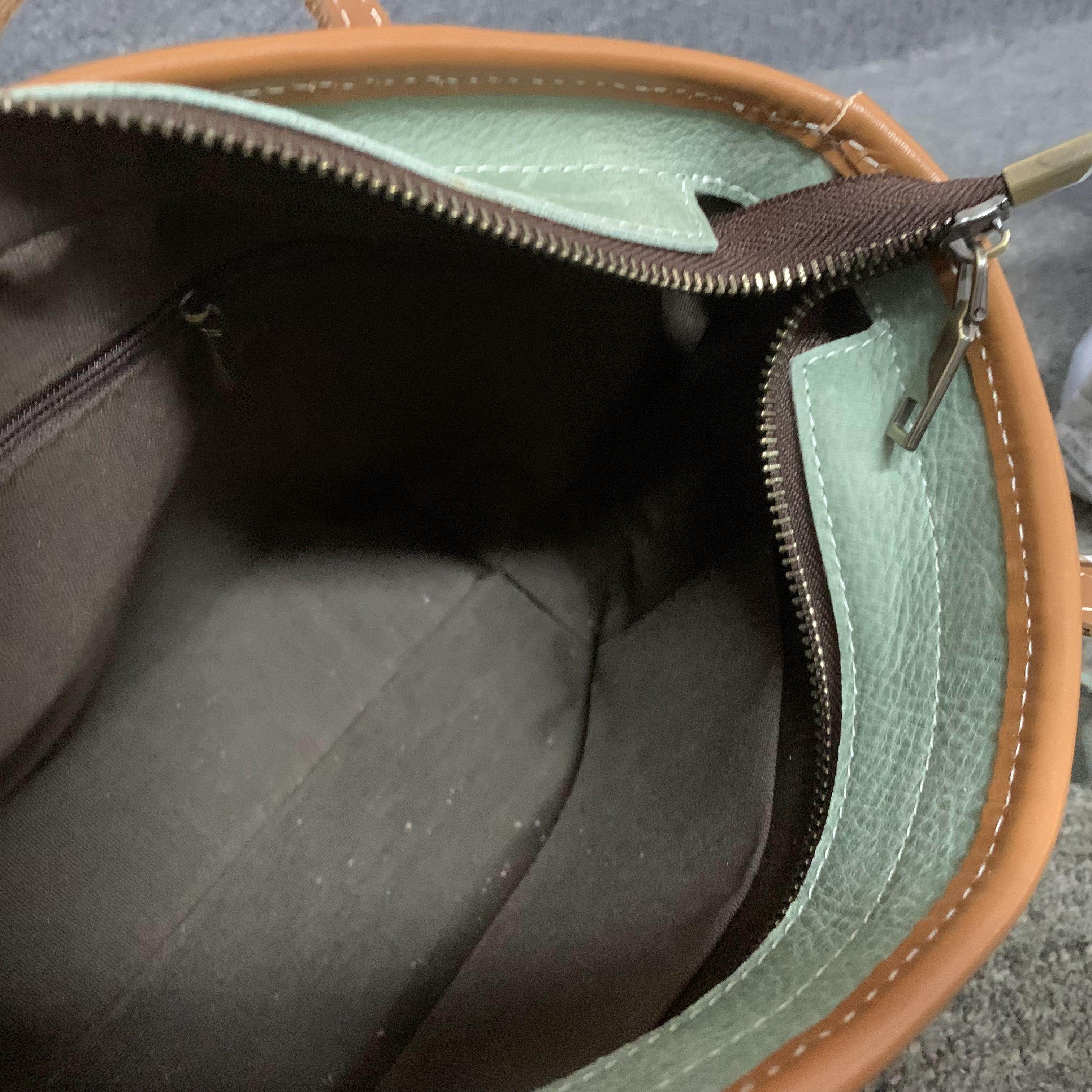 真皮女包韩版百搭时尚撞色头层疯马牛皮女手提单肩复古小托特包女,淘宝优惠券,粉丝福利购,淘宝优惠卷