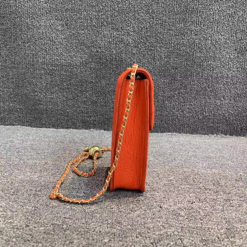 小众新品真皮女包韩版百搭时尚头层牛皮锁扣链条单肩简约小手机包,淘宝优惠券,粉丝福利购,淘宝优惠卷