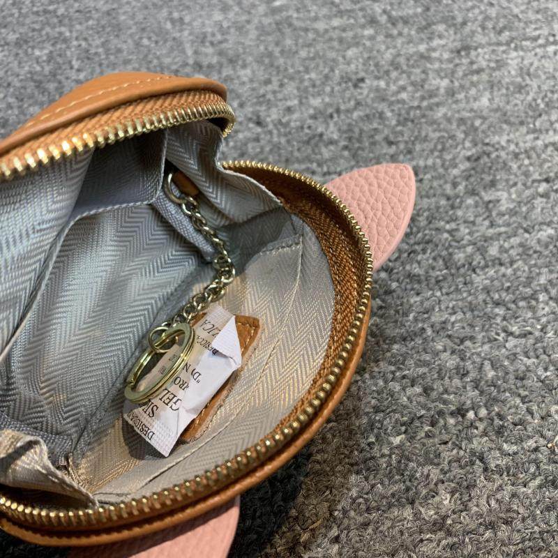 卡包女款新品真皮钱包头层牛皮撞色卡通可爱小猪猪零钱包卡包,淘宝优惠券,粉丝福利购,淘宝优惠卷