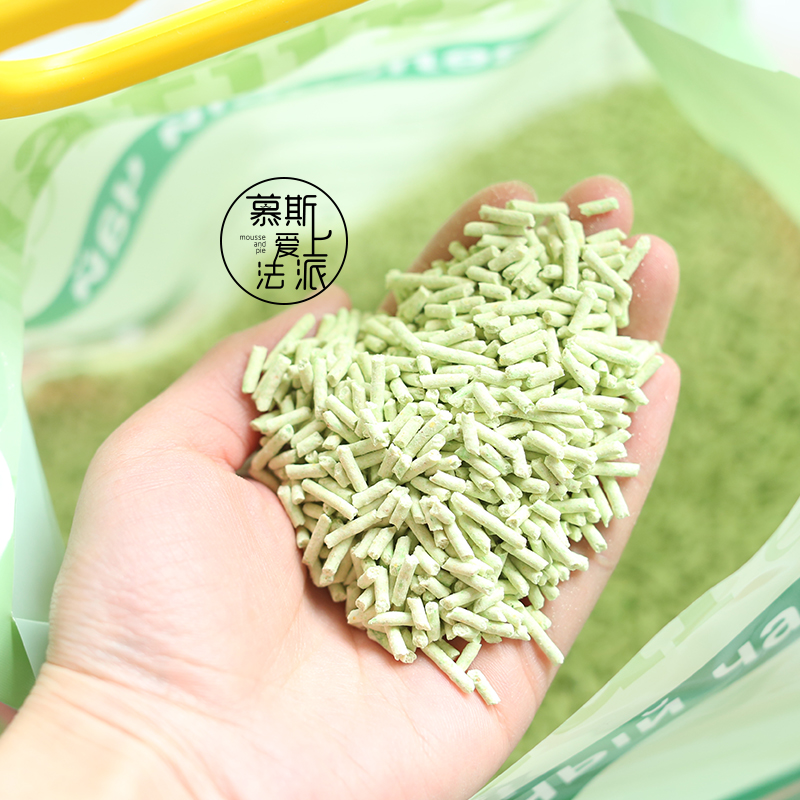 慕斯爱上法派N1天然原味猫砂玉米绿茶豆腐砂1.5mm结团低粉尘-图1