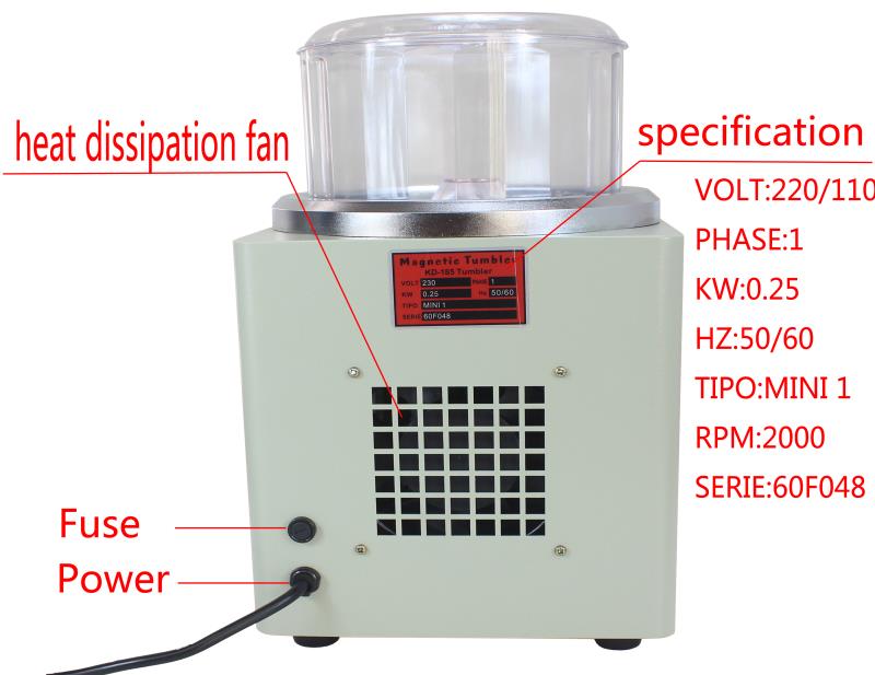 华杰厂家直销KD-185正反转磁力抛光机电磁抛光机首饰器材打金工具