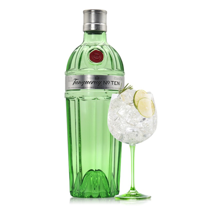 洋酒 TANQUERAY No.TEN添加利十号金酒杜松子酒添加利10号-图3