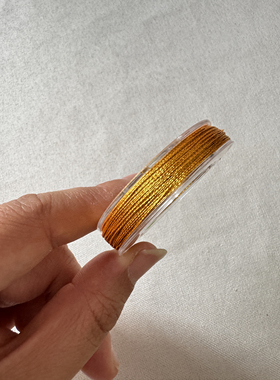 3股金银线6股编织绳金丝线手工编织diy材料手链手绳绕线圈绳配饰