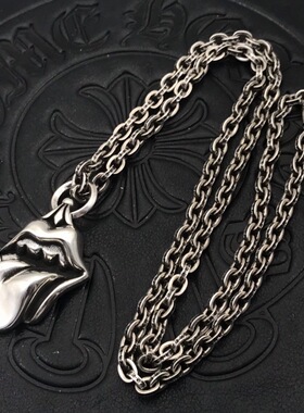 滚石联名嘻哈十字架项链