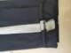 Custom made pure cotton primary and secondary school students dark blue light gray