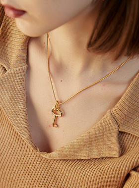 little joys钥匙项链女长款吊坠无限的爱系列蛇骨链小众轻奢简约