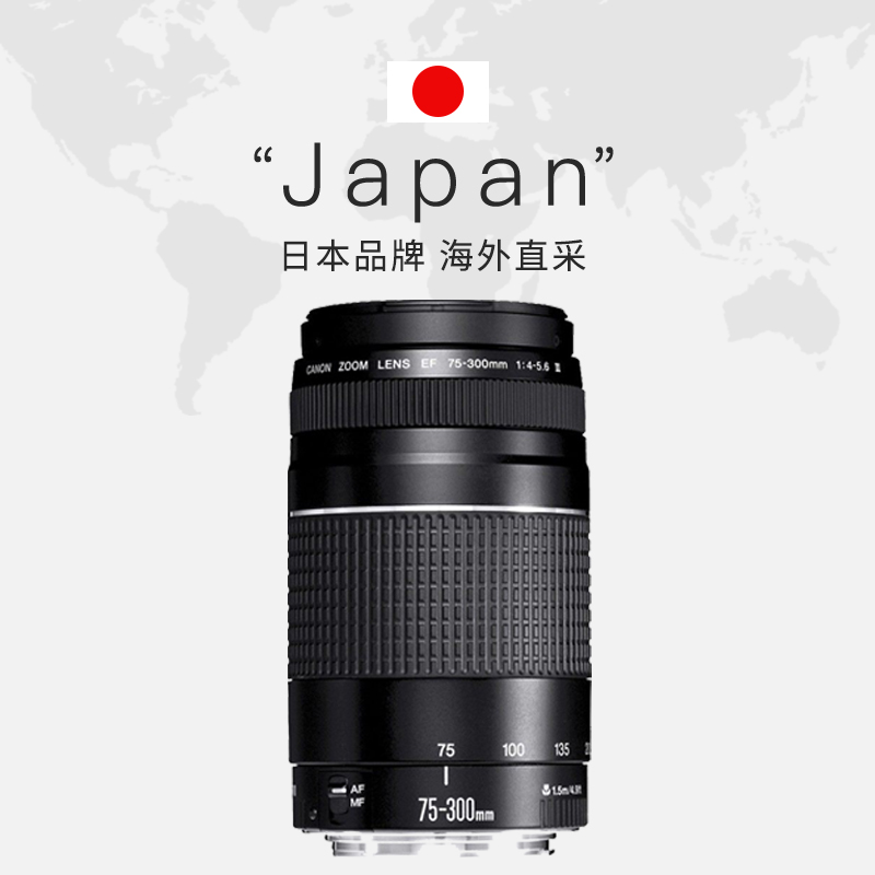 佳能 EF 75-300mm f/4-5.6 三代远摄打鸟全画幅长焦变焦单反镜头 - 图1