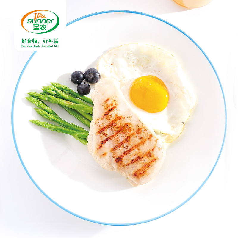 圣农旗舰店圣农4度健身鸡胸肉四度轻脂健身代餐加热即食169g*30包男女通用款0