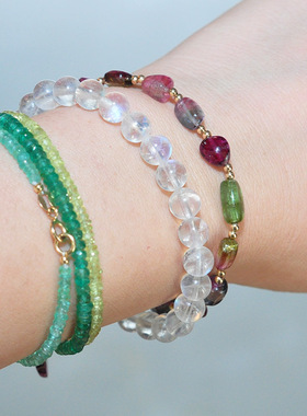 品质好月光石招桃花手串