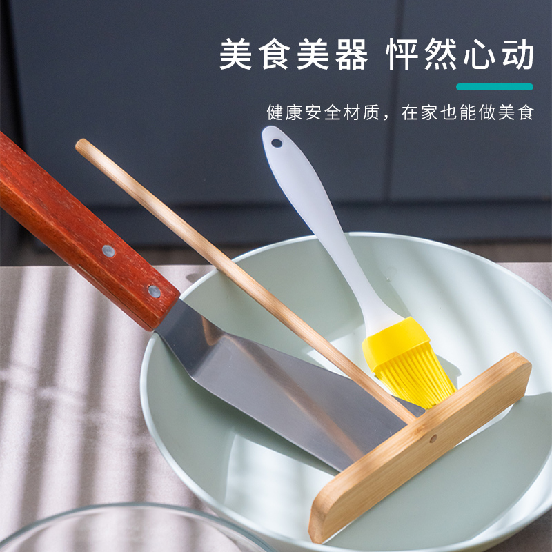 煎饼工具竹耙子竹蜻蜓烙煎饼果子工具全套家用摆摊神器刮板竹刮子 - 图2