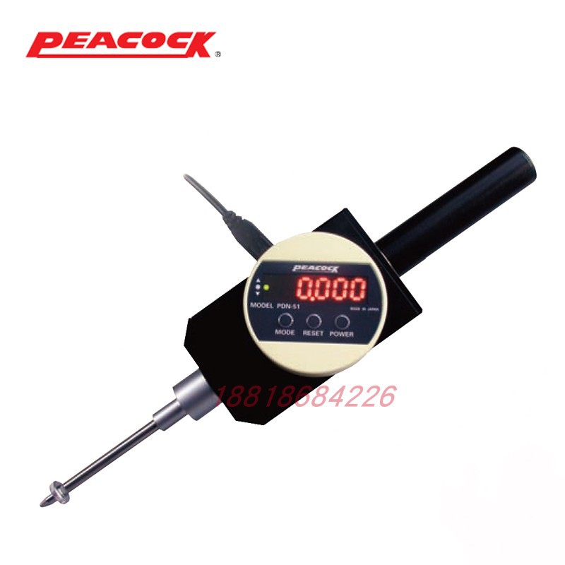 原装日本PEACOCK孔雀 电子数显指示表千分表 PDN-21 PDN-51 - 图1