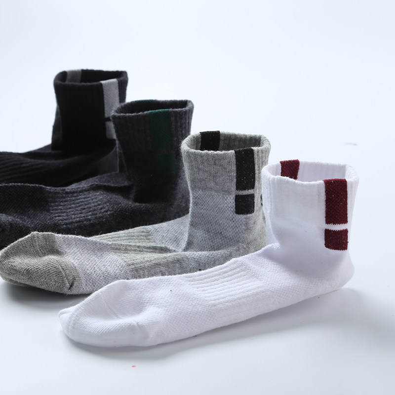 男士四季薄款全棉防臭隐形潮中筒袜 麻衣传说短袜/打底袜/丝袜/美腿袜