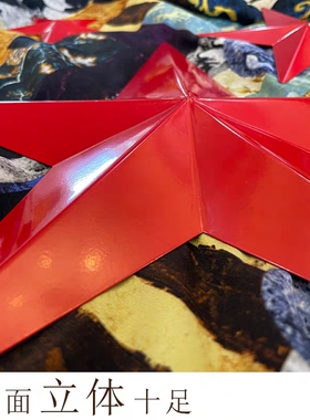 定制铁艺五角星铁艺壁饰立体挂饰酒吧装饰品立体铁皮大五角星吊顶