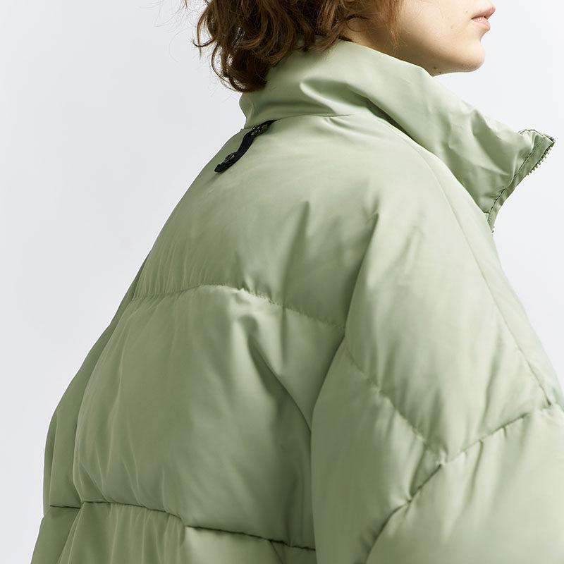 howl牛油果绿短款宽松围巾领羽绒服 HOWLSTUDIO服饰羽绒服