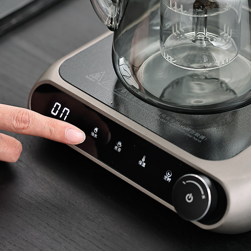 新款铝合金抽水自动上水电陶炉电热烧水煮茶炉玻璃蒸煮养生壶套装,淘宝优惠券,粉丝福利购,淘宝优惠卷