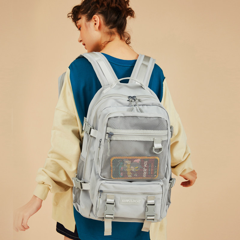 shouldcat大容量旅行ins风双肩包 shouldcat秀迪猫双肩背包