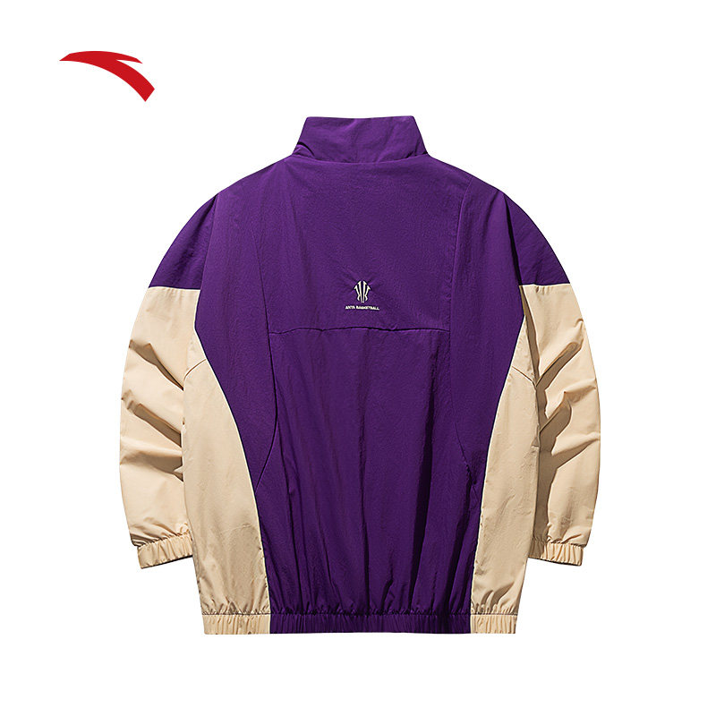 安踏凯里·欧文系列丨情侣款运动外套男女宽松篮球夹克172511605N,淘宝优惠券,粉丝福利购,淘宝优惠卷
