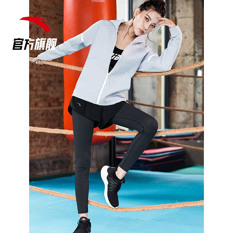 安踏2020新款女关晓彤同款aeh卫衣 antaoutlets店运动卫衣/套头衫