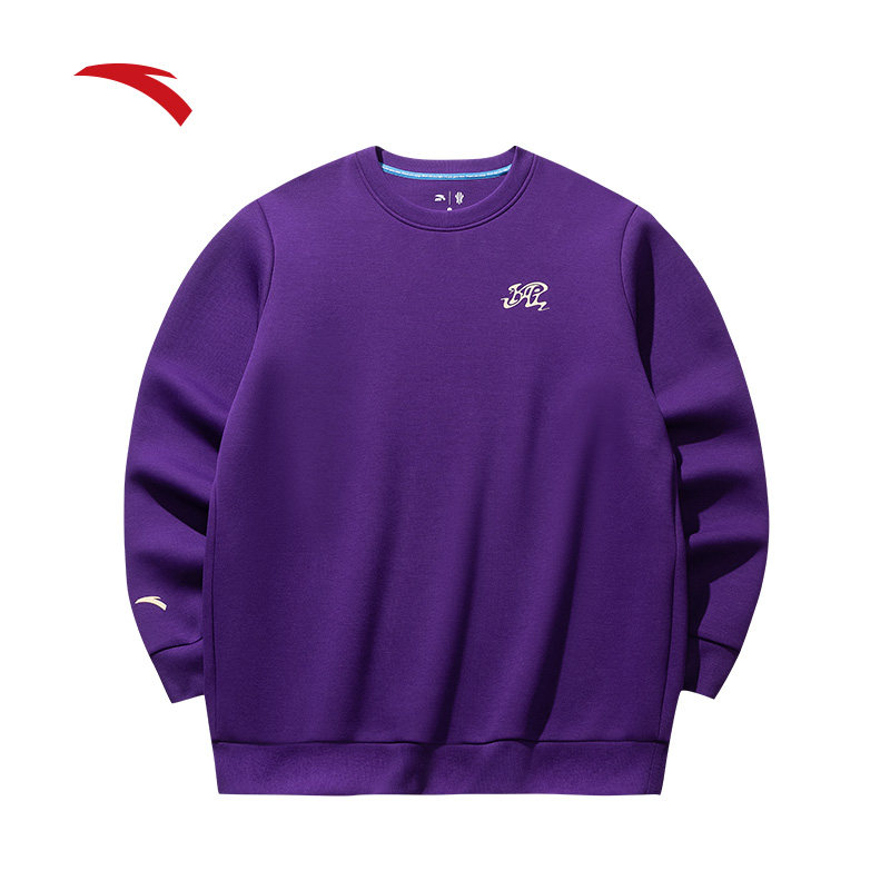 安踏凯里·欧文系列丨美式圆领套头衫卫衣男女休闲上衣172511715,淘宝优惠券,粉丝福利购,淘宝优惠卷