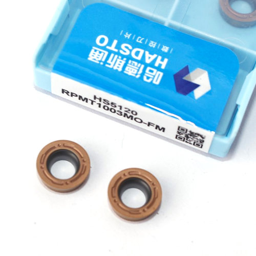 株洲哈德斯通圆数控铣刀片 RPMT1003MO-FM HS5120 HS5130通用加工 - 图1