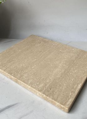 黄洞石拍照道具摆件工艺品底座垫板 装饰品摆台方块底座