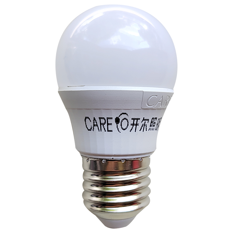 CARE开尔照明3W球泡灯LED白光黄E27螺口小6500K暖3000家用G45室内 - 图3