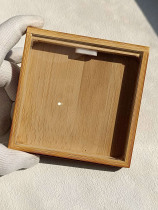 Sea Faction Worm with Zhang Shenglin Old jade bamboo extra-large square Rhubarb Sandfly Box Sandfly Sub sandbug Box Fly Son Worm box