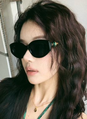 欧美复古新款猫眼小框太阳镜