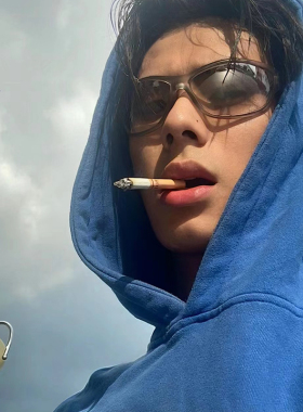 桔里防紫外线个性街拍男款太阳镜