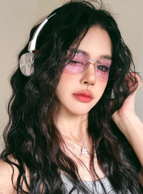 桔里防紫外线辣妹彩色太阳镜