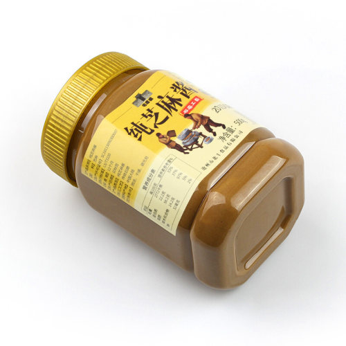 宅厚园纯芝麻酱500g/瓶 传统石磨工艺 火锅蘸料拌面凉皮调味麻汁 - 图1