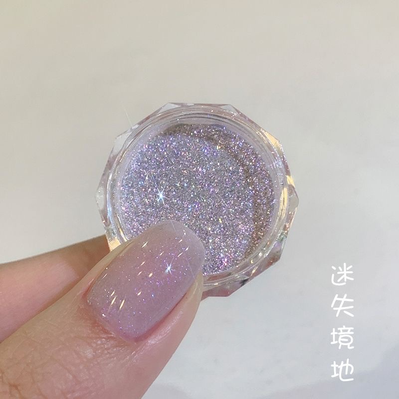 闪粉亮片美甲碎钻diy渐变镭射欧泊超薄偏光云锦粉幻彩夜光雪绒粉,淘宝优惠券,粉丝福利购,淘宝优惠卷