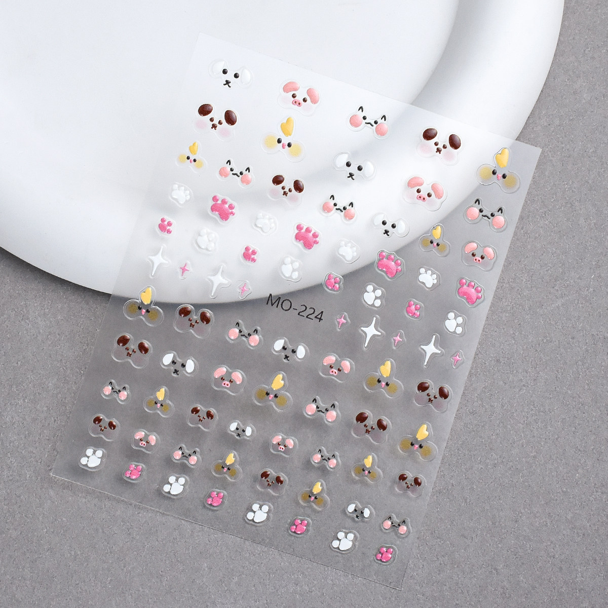 【果冻猫爪】美甲贴纸可爱小动物小狗小猫小鸡浮雕指甲贴贴纸饰品,淘宝优惠券,粉丝福利购,淘宝优惠卷