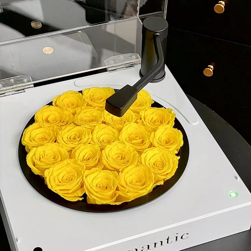 母亲节永生花留声机礼盒玫瑰花蓝牙音响男女朋友七夕生日礼物器皿,淘宝优惠券,粉丝福利购,淘宝优惠卷