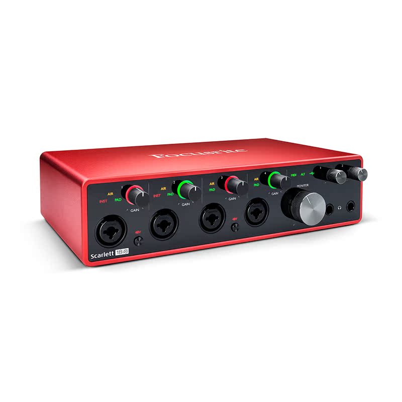 Focusrite/福克斯特Scarlett 18i8 USB 3代音频接口 专业录音声卡 - 图0