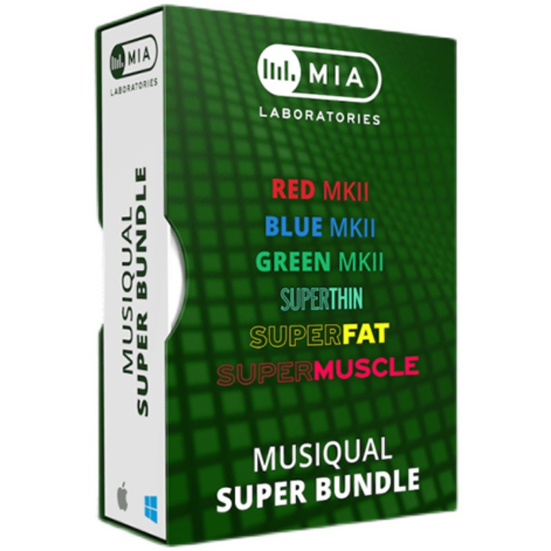 MIA Musiqual Super Bundle EQ插件音乐强化套装正版后期混音 - 图0