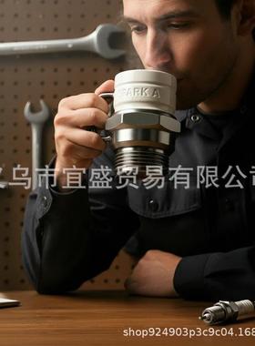 跨境新款Spark Plug Mug火花塞马克杯机械发动机马克杯杯子装饰品