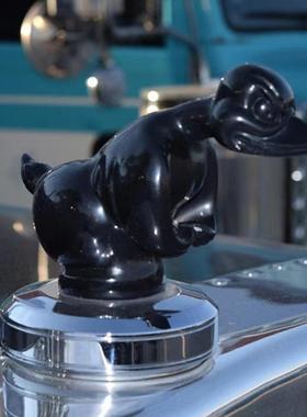 跨境银光鸭子野蛮装饰品摆件设计装修鸭头愤怒的鸭头车载装饰摆件