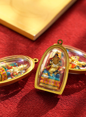 新非遗金像擦擦吊坠手绘上色十二