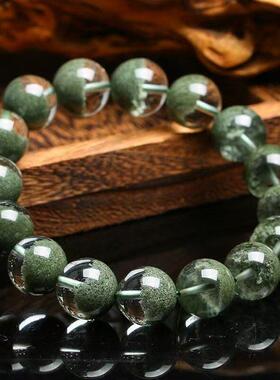 2026收藏级绿幽灵聚宝盆水晶千层满天星聚宝盆手链招财手串女饰品