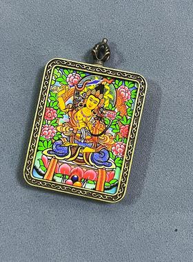 2026唐卡 吊坠十二生肖八大守护神景区佛系纪念品新年礼物 毛衣链