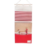 Zakka ткани для хранения подвесной сумки прикроватный настенный карман карман книги в журнале общежития настенный крючок -up tidelle horeb